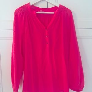 Lily Pulitzer silk blouse size M
